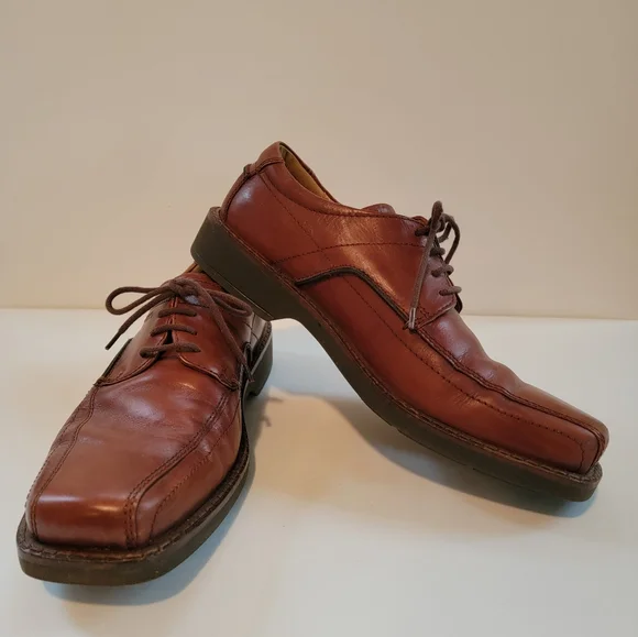 Ecco | Shoes | Mens Ecco Brown Leather Comfort System Lace  display picture 1